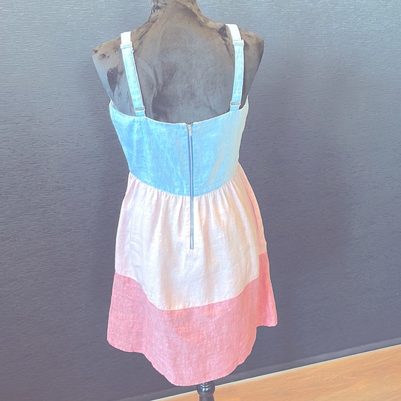 Like New Linen dress by Cynthia Rowley Size 8 - Picture 4 of 5